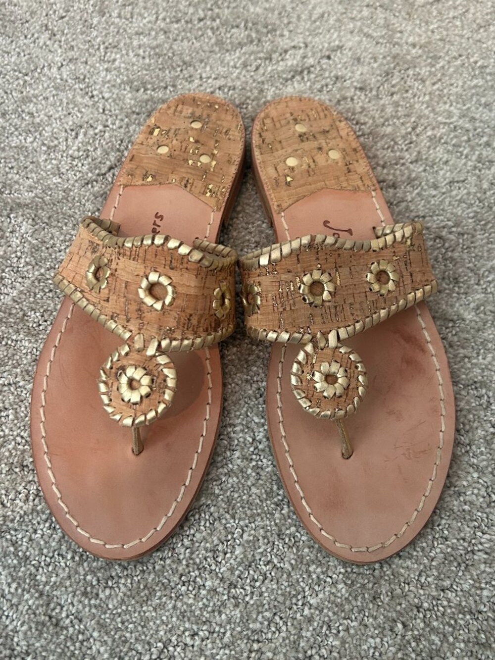 Jack Rogers, Original Jacks Sandals, Size 10